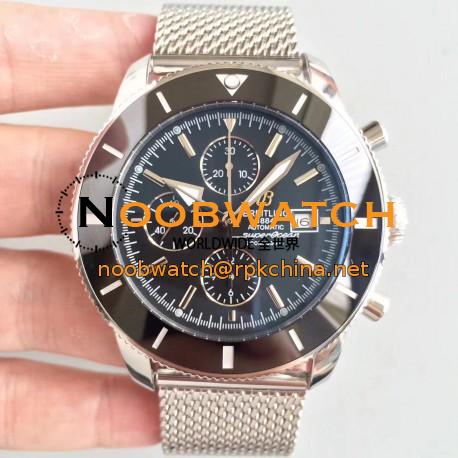 Replica Breitling Superocean Heritage II Chronograph 46 A1332024/B908/152A N Stainless Steel Black Dial Swiss 7750