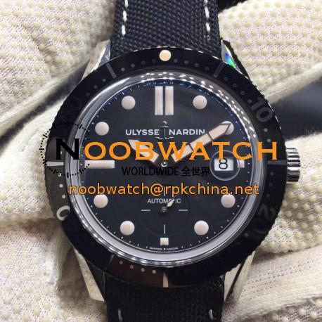 Replica Ulysse Nardin Diver Le Locle 3203-950 SY Stainless Steel Black Dial Swiss 2824-2