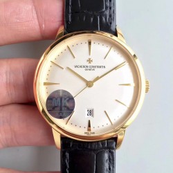 Replica Vacheron Constantin Patrimony 85180/000J-9231 MK Yellow Gold White Dial Swiss 2450 Q6