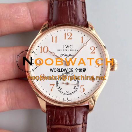 Replica IWC Portugieser F.A Jones Limited Edition IW544201 GS Rose Gold White Dial Swiss 98290