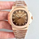 Replica Patek Philippe Nautilus 5711/1R-001 PF Rose Gold Chocolate Dial Swiss 324SC