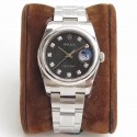 Replica Rolex Datejust 36MM 116234 DJ Stainless Steel 904L Black Anniversary Jubilee Dial Swiss 3135