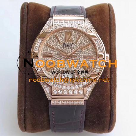 Replica Piaget Polo MK Rose Gold & Diamonds Diamond Dial Swiss 800P