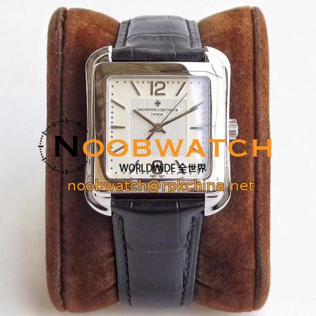 Replica Vacheron Constantin Historiques Toledo 1951 86300 GS Stainless Steel White Dial  M9015