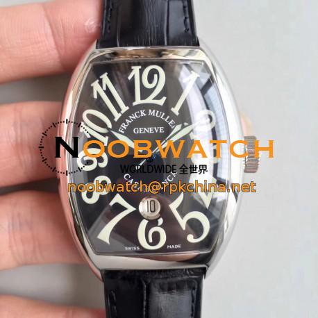 Replica Franck Muller Casablanca Date 8880 C DT TW Stainless Steel Black Dial Swiss 2824-2