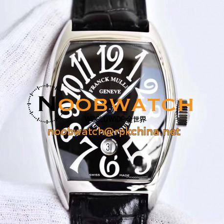 Replica Franck Muller Casablanca Date 8880 C DT GF Stainless Steel Black Dial Swiss 2824-2