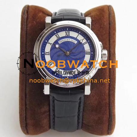 Replica Breguet Marine Big Date 5817ST/92/5V8 ZF Stainless Steel Blue Dial Swiss 517GG