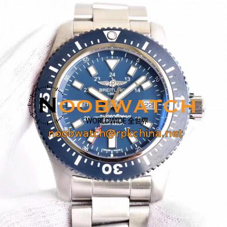 Replica Breitling Superocean 44 Special Mariner Blue Y1739316/C959/162A GF Stainless Steel Blue Dial Swiss 2824-2