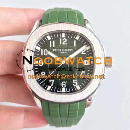 Replica Patek Philippe Aquanaut Jumbo 5167A MP Stainless Steel Green Dial Swiss 324SC