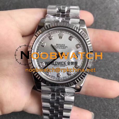 Replica Rolex Datejust II 126334 41MM N Stainless Steel Rhodium Dial Swiss 3235