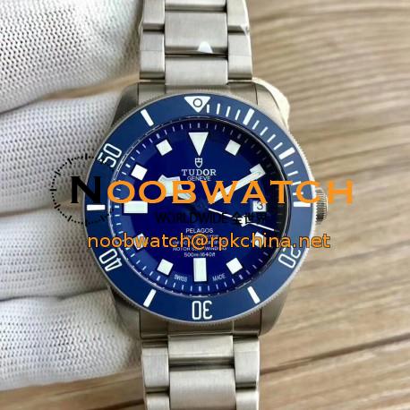 Replica Tudor Pelagos 25600TN XF V3 Titanium Blue Dial Swiss 5612