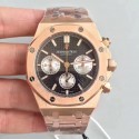 Replica Audemars Piguet Royal Oak Chronograph 26331 JH Rose Gold Black Dial Swiss 7750