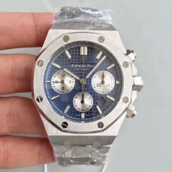 Replica Audemars Piguet Royal Oak Chronograph 26331 JH Stainless Steel Blue Dial Swiss 7750