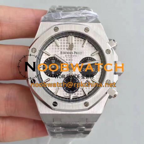 Replica Audemars Piguet Royal Oak Chronograph 26331 JH Stainless Steel White Dial Swiss 7750