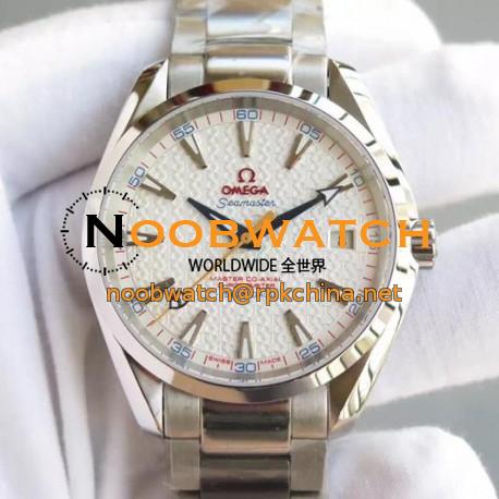 Replica Omega Aqua Terra "James Bond" 41MM Stainless Steel White Dial Swiss Movement 8507