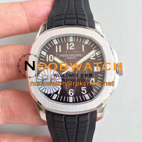 Replica Patek Philippe Aquanaut Jumbo 5167A-001 PF Stainless Steel Brown Dial Swiss 324SC