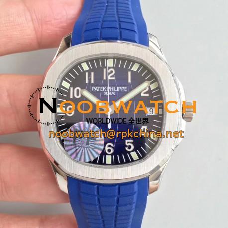 Replica Patek Philippe Aquanaut 5168G-001 PF Stainless Steel Blue Dial Swiss 324SC