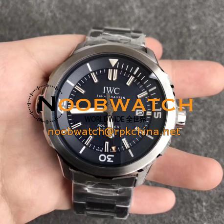 Replica IWC Aquatimer Jacques-Yves Cousteau IW329005 V6 V2 Stainless Steel Blue Dial M9015