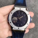 Replica Hublot Classic Fusion Berluti Scritto 511.NX.050B.VR.BER16 SR V2 Stainless Steel Blue Leather Dial Swiss HUB1100