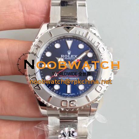 Replica Rolex Yacht-Master 37 268622 AR Stainless Steel 904L Blue Dial Swiss 2824-2