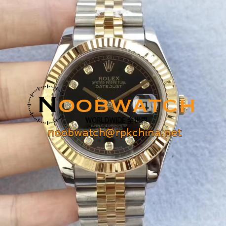 Replica Rolex Datejust II 126333 41MM N Stainless Steel & Yellow Gold Black Dial Swiss 2836-2