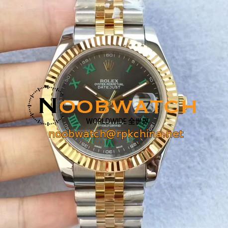 Replica Rolex Datejust II 126333 41MM N Stainless Steel & Yellow Gold Black Dial Swiss 2836-2