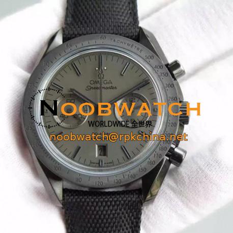 Replica Omega Speedmaster Professional Moonwatch Chronograph PVD Black Dial Swiss 9300