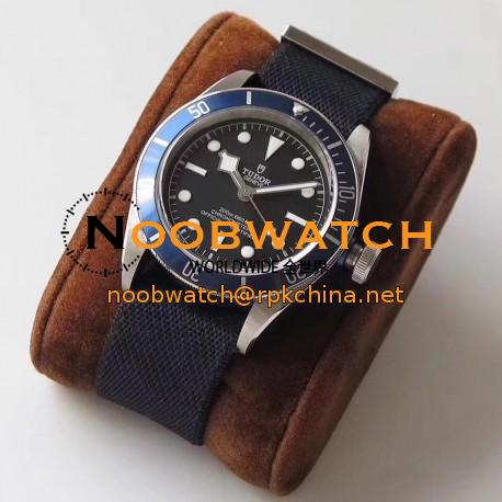 Replica Tudor Heritage Black Bay Blue 79230B ZF V4 Stainless Steel Black Dial Swiss 2824-2