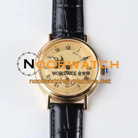 Replica Breguet Classique Moonphase 4396 GXG Yellow Gold Gold Dial Swiss 5165R