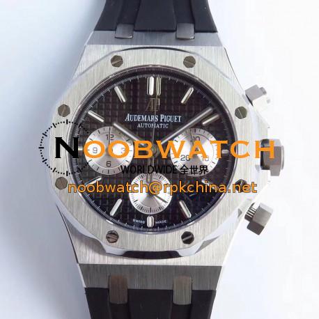 Replica Audemars Piguet Royal Oak Chronograph 26331 JH Stainless Steel Black Dial Swiss 7750