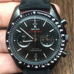 Replica Omega Speedmaster Professional Chronograph PVD Black Dial Swiss 9300