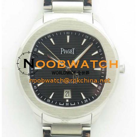 Replica Piaget Polo G0A41003 3A Stainless Steel Black Dial Swiss 1110P