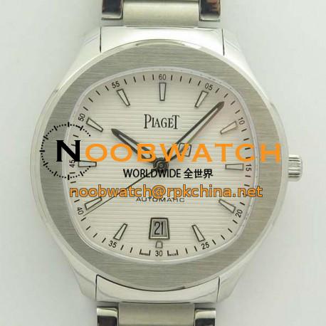 Replica Piaget Polo G0A41001 3A Stainless Steel White Dial Swiss 1110P