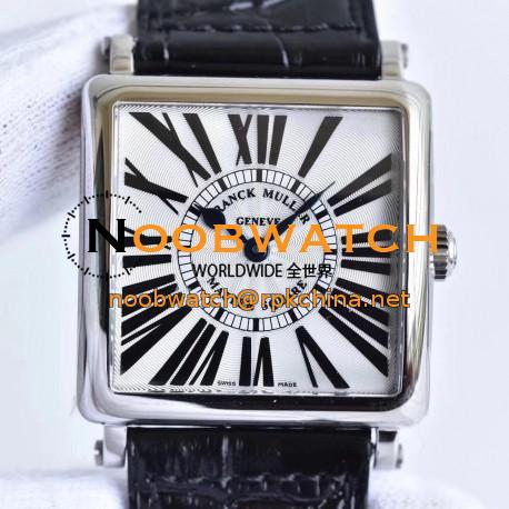 Replica Franck Muller Master Square Ladies 6002 M QZ R GF Stainless Steel White Dial Swiss Quartz