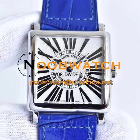 Replica Franck Muller Master Square Ladies 6002 M QZ R GF Stainless Steel White Dial Swiss Quartz