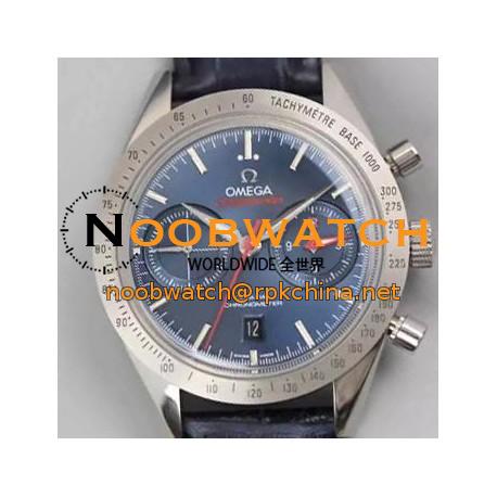 Replica Omega Speedmaster ´57 Chronograph 41MM Stainless Steel Blue Dial Swiss 9300