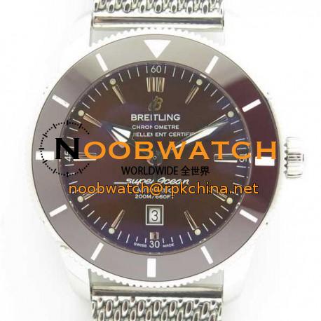 Replica Breitling Superocean Heritage II 46MM AB202033/Q618/152A N Stainless Steel Chocolate Dial Swiss 2824-2