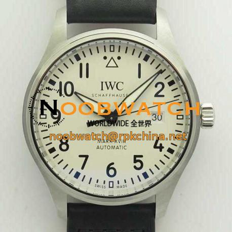 Replica IWC Pilot Mark XVIII IW327002 MKS V2 Stainless Steel White Dial Swiss 2892