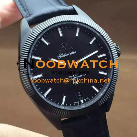 Replica Omega Constellation Globemaster 39MM PVD Black Dial Swiss 8913