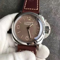 Replica Panerai Luminor 1950 PAM663 SF Stainless Steel Brown Dial Swiss P3000