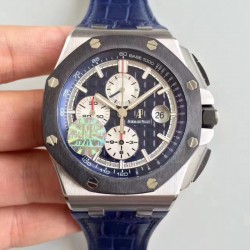 Replica Audemars Piguet Royal Oak Offshore 26401PO.OO.A018CR.01 JF V2 Stainless Steel Blue Dial Swiss 3126