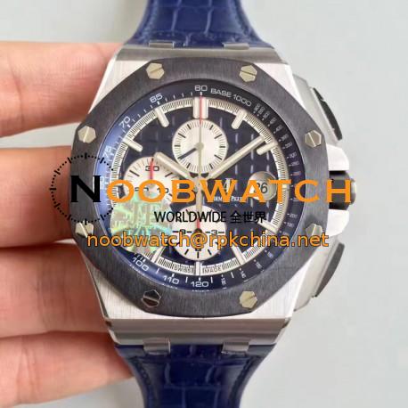 Replica Audemars Piguet Royal Oak Offshore 26401PO.OO.A018CR.01 JF V2 Stainless Steel Blue Dial Swiss 3126