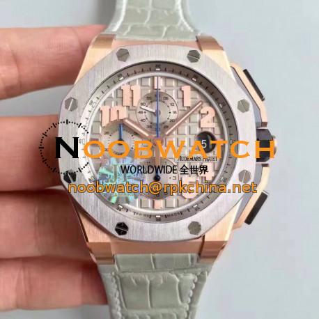 Replica Audemars Piguet Royal Oak Offshore LeBron James 26210OI.OO.A109CR.01 JF V5 Rose Gold Gray Dial Swiss 3126