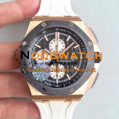 Replica Audemars Piguet Royal Oak Offshore 26401RO.OO.A002CA.01 JF V2 Rose Gold Black Dial Swiss 3126