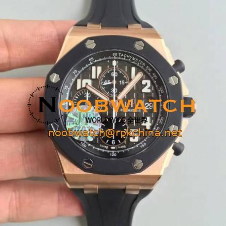 Replica Audemars Piguet Royal Oak Offshore 25940O.OO.D002CA.01 JF V5 Rose Gold & Ceramic Grey Dial Swiss 7750