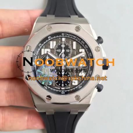 Replica Audemars Piguet Royal Oak Offshore 50th 26034TS.00.D001IN.01 JF V2 Stainless Steel Grey Dial Swiss 7750