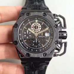 Replica Audemars Piguet Royal Oak Offshore Survivor 26165IO.OO.A002CA.01 JF V2 Titanium Black Dial Swiss 7750