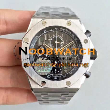 Replica Audemars Piguet Royal Oak Offshore 26470PT.OO.1000PT.01 JF V2 Stainless Steel Grey Dial Swiss 3126