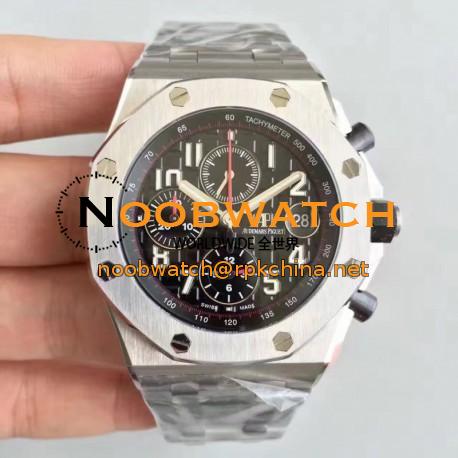 Replica Audemars Piguet Royal Oak Offshore 26470ST.OO.A101CR.01 JF V2 Stainless Steel Black Dial Swiss 3126