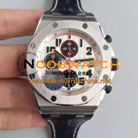 Replica Audemars Piguet Royal Oak Offshore Panda 26170ST.OO.D101CR.02 JF V2 Stainless Steel White Dial Swiss 7750